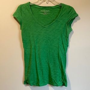 Green V-Neck Aeropostale Tee